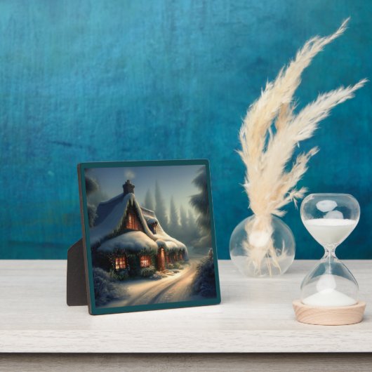 Kersthuisje 4 fotoplaat (Insitu)