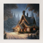 Kersthuisje (5) legpuzzel (Verticaal)