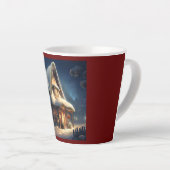 Kersthuisje 6 latte mok (Rechterhoek)