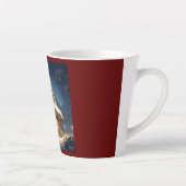 Kersthuisje 6 latte mok (Rechts)