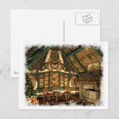 Kersthuisje Feestdagenkaart (Voorkant / Achterkant)