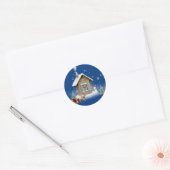 Kersthuisje Sticker (Envelop)