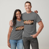 Kersthuisje van gemberkoek t-shirt (Unisex)