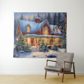 Kersthuiswandtapijt Wandkleed (In Situ (horizontaal))