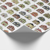 Kersthuizen Cadeaupapier (Hoek)