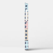 Kersthuizen, feestelijk patroon. Case-Mate iPhone case (Achterkant / Links)