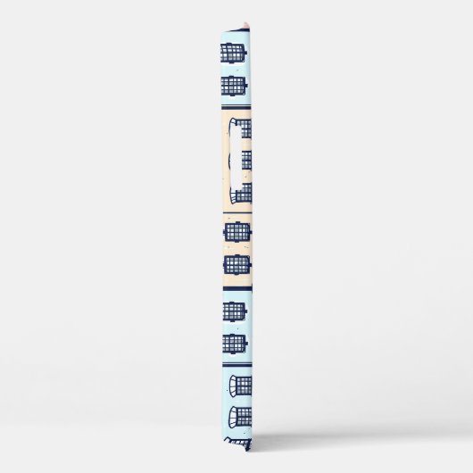 Kersthuizen,  feestelijk patroon. Case-Mate iPhone case (Achterkant / Rechts)