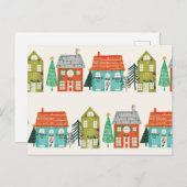 Kersthuizen White Briefkaart (Voorkant / Achterkant)