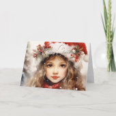 Kersthulpje van de Kerstman Kaart (Voorkant)