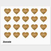 Kersthulst Better Together Gouden Hart Sticker (Vel)
