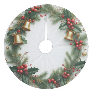 Kersthulst Fleece Kerstboom Rok