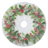 Kersthulst Fleece Kerstboom Rok (Voorkant)