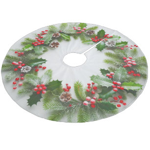 Kersthulst Fleece Kerstboom Rok