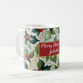 Kersthulst Koffiemok (Voorkant links)