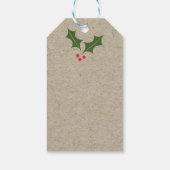 Kersthulstak Kerstcadeau Gift Tag Cadeaulabel (Achterkant)