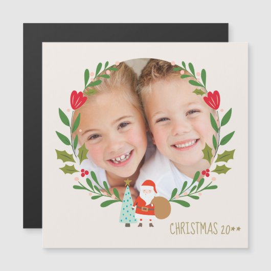 Kersthulstkrans Foto (Voorkant / Achterkant)