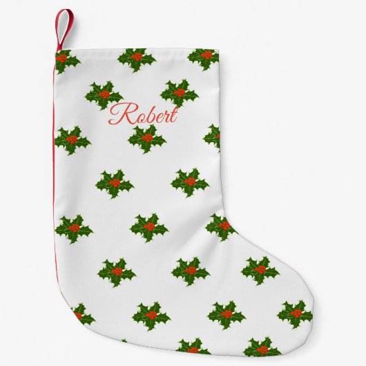 Kersthulstpatroon    kleine kerstsok (Voorkant)