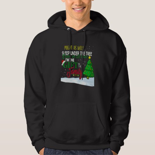 kerstHumor Mannen Vrouwen Favoriete persoon Funny  Hoodie (Voorkant)