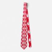 kerstHumor | Officiële Nice-lijst van Santa Stropdas (Voorkant)