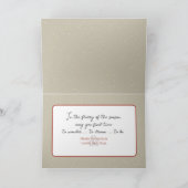 Kersthut met Herten In Sneeuwvlokken Feestdagen Kaart (Binnen)