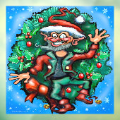 Kersti Elf Window Cling Raamsticker (Vel 3)