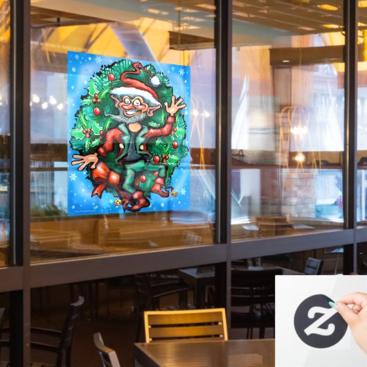 Kersti Elf Window Cling Raamsticker (Restaurant Raam)