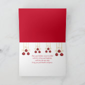 Kerstijshart in handschoenen feestdagen kaart (Binnen)