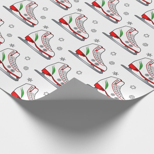 KerstijsSchaats Cadeaupapier (Hoek)