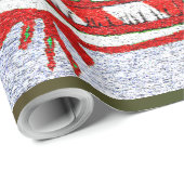 KerstijsSchaatsen - Cadeaupapier (Rol Hoek)