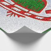 KerstijsSchaatsen - Cadeaupapier (Hoek)