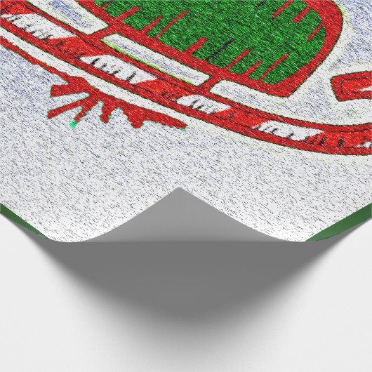 KerstijsSchaatsen - Cadeaupapier (Hoek)