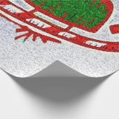 KerstijsSchaatsen - Cadeaupapier (Hoek)