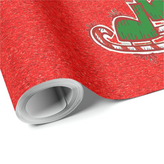 KerstijsSchaatsen - Cadeaupapier (Rol Hoek)