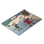 Kerstijsschaatsen Notitieboek (Linkerzijde)