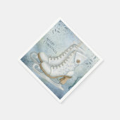 Kerstijsschaatsen Servetten (Hoek)