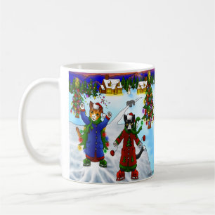 Kerstijsschaatsen V2 Koffiemok
