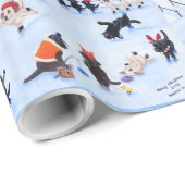 Kerstijsschilders Cadeaupapier (Rol Hoek)