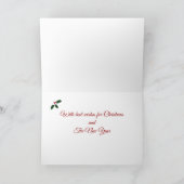 Kerstijsschilders Feestdagen Kaart (Binnen)