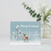 Kerstillustratie - bier en bier feestdagenkaart (Staand voorkant)