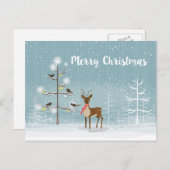 Kerstillustratie - bier en bier feestdagenkaart (Voorkant / Achterkant)