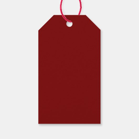Kerstillustratie Cadeaulabel (Achterkant)