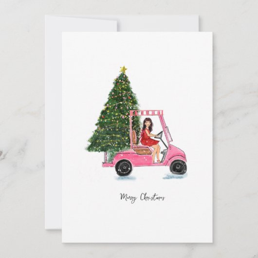 Kerstillustratie Feestdagenkaart (Voorkant)