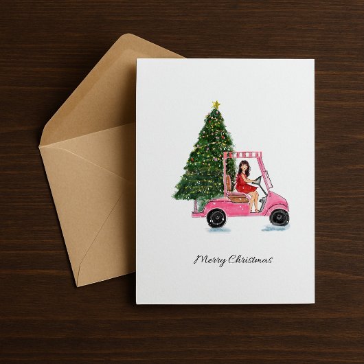 Kerstillustratie Feestdagenkaart