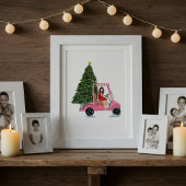Kerstillustratie Poster