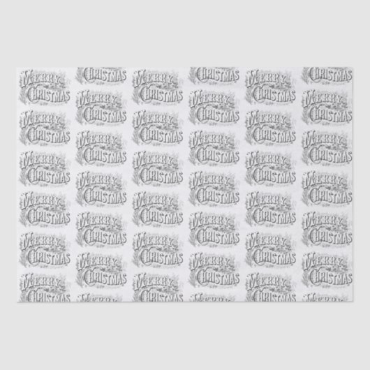  kerstillustratie uit 1876 tissuepapier (Voorkant)