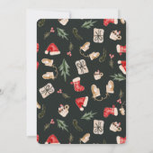 kerstillustratie waterverf feestdag kaart (Achterkant)