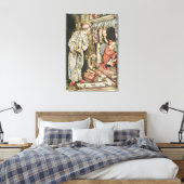 kerstillustraties canvas afdruk (Insitu (Slaapkamer))
