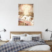 kerstillustraties canvas afdruk (Insitu (Slaapkamer))