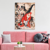 kerstillustraties canvas afdruk (Insitu (Woonkamer))