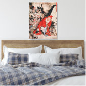 kerstillustraties canvas afdruk (Insitu (Slaapkamer))